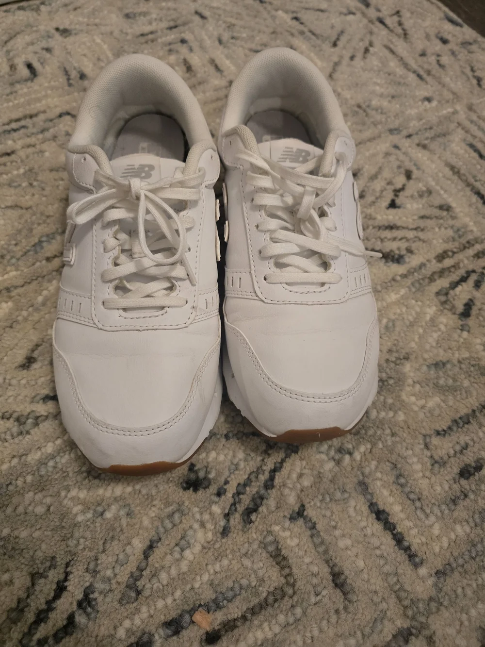 New Balance Womens White Leather Sytle 311